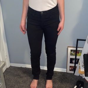 J Brand high waisted black jeans
